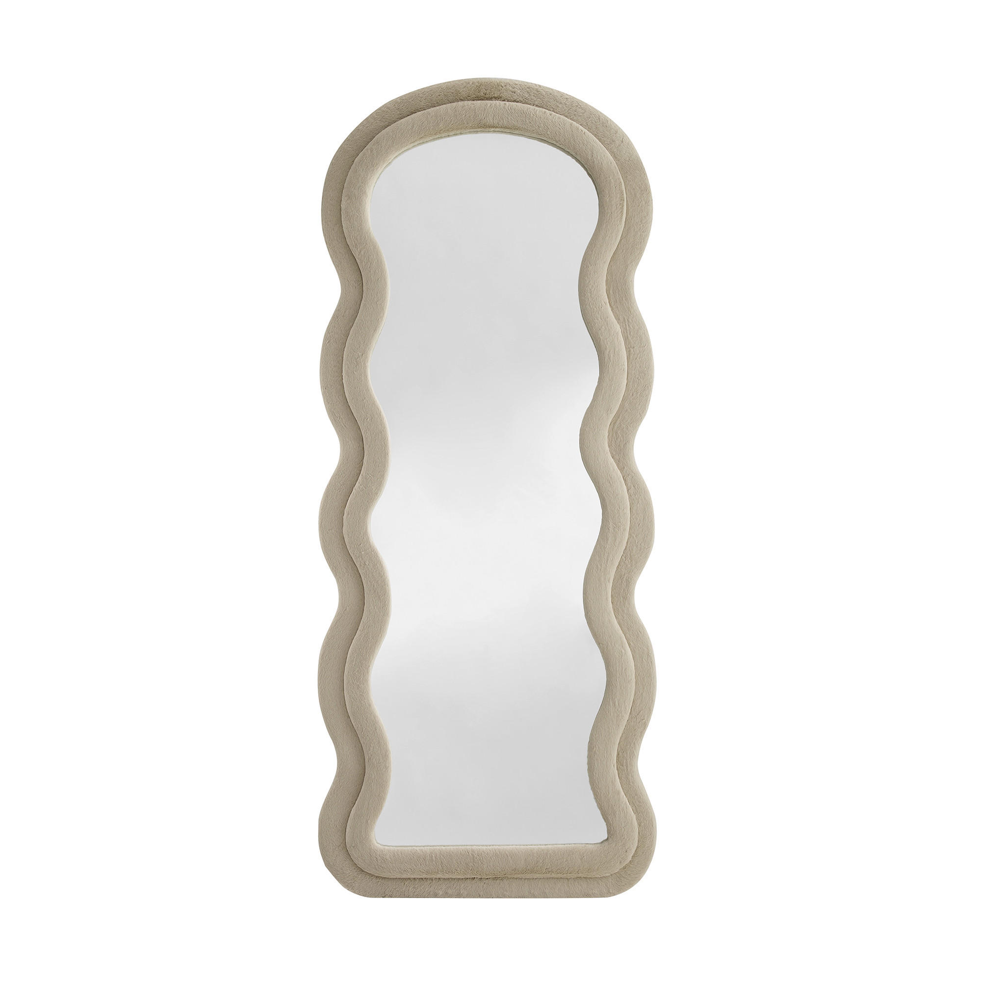 STANDSPIEGEL 70/170/3 cm  - Champagner, Design, Glas/Holzwerkstoff (70/170/3cm) - Livetastic