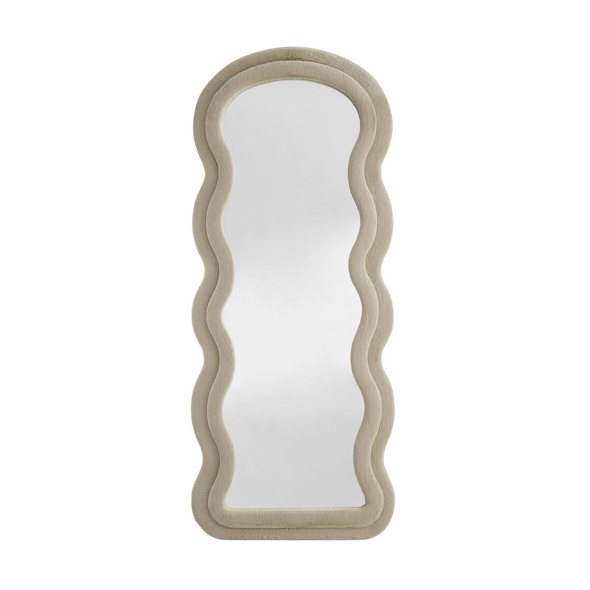 STANDSPIEGEL 70/170/3 cm  - Champagner, Design, Glas/Holzwerkstoff (70/170/3cm) - Livetastic