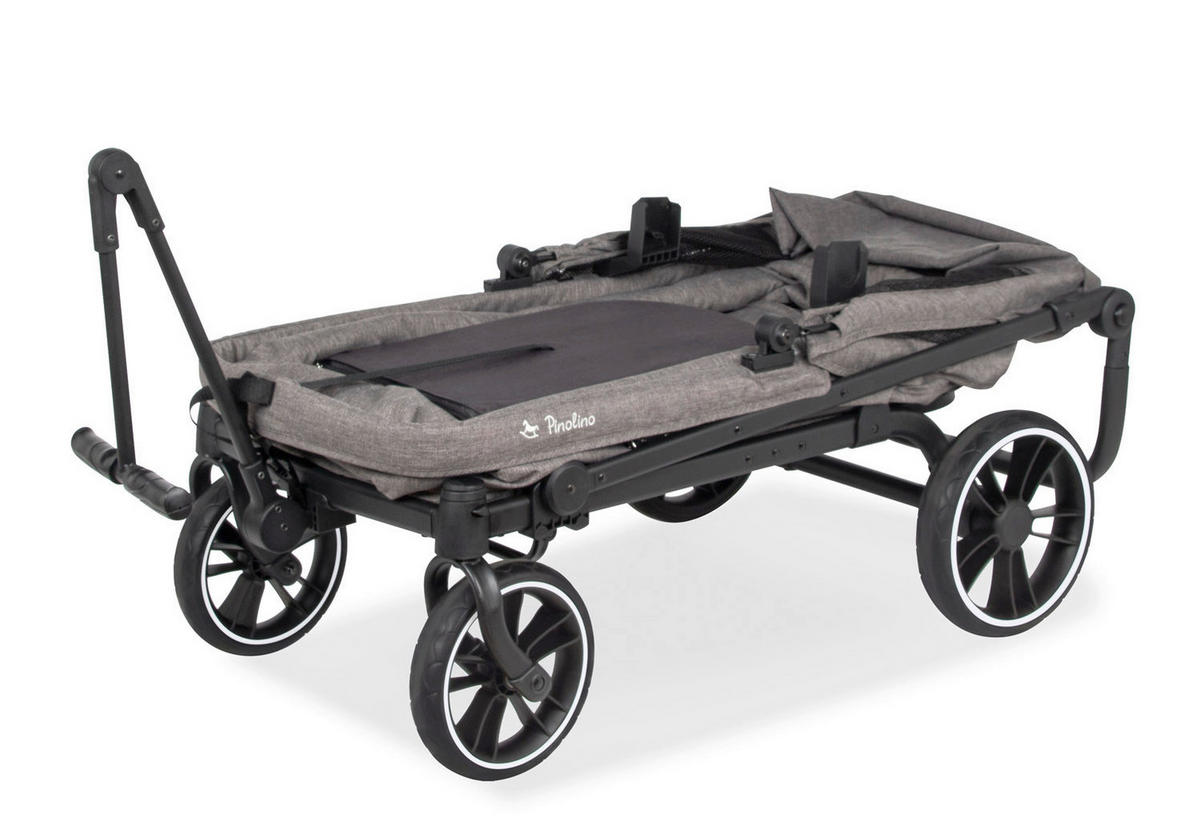 BOLLERWAGEN  CRUISER PI500   - Hellgrau, Basics, Textil/Metall (118/64/64cm) - Pinolino