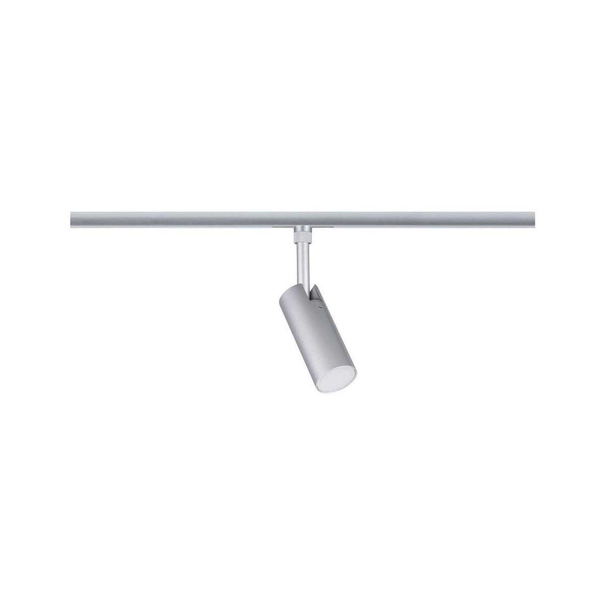 SCHIENENSYSTEM-STRAHLER URail 4,3/19 cm  - Chromfarben, Basics, Metall (4,3/19cm) - Paulmann