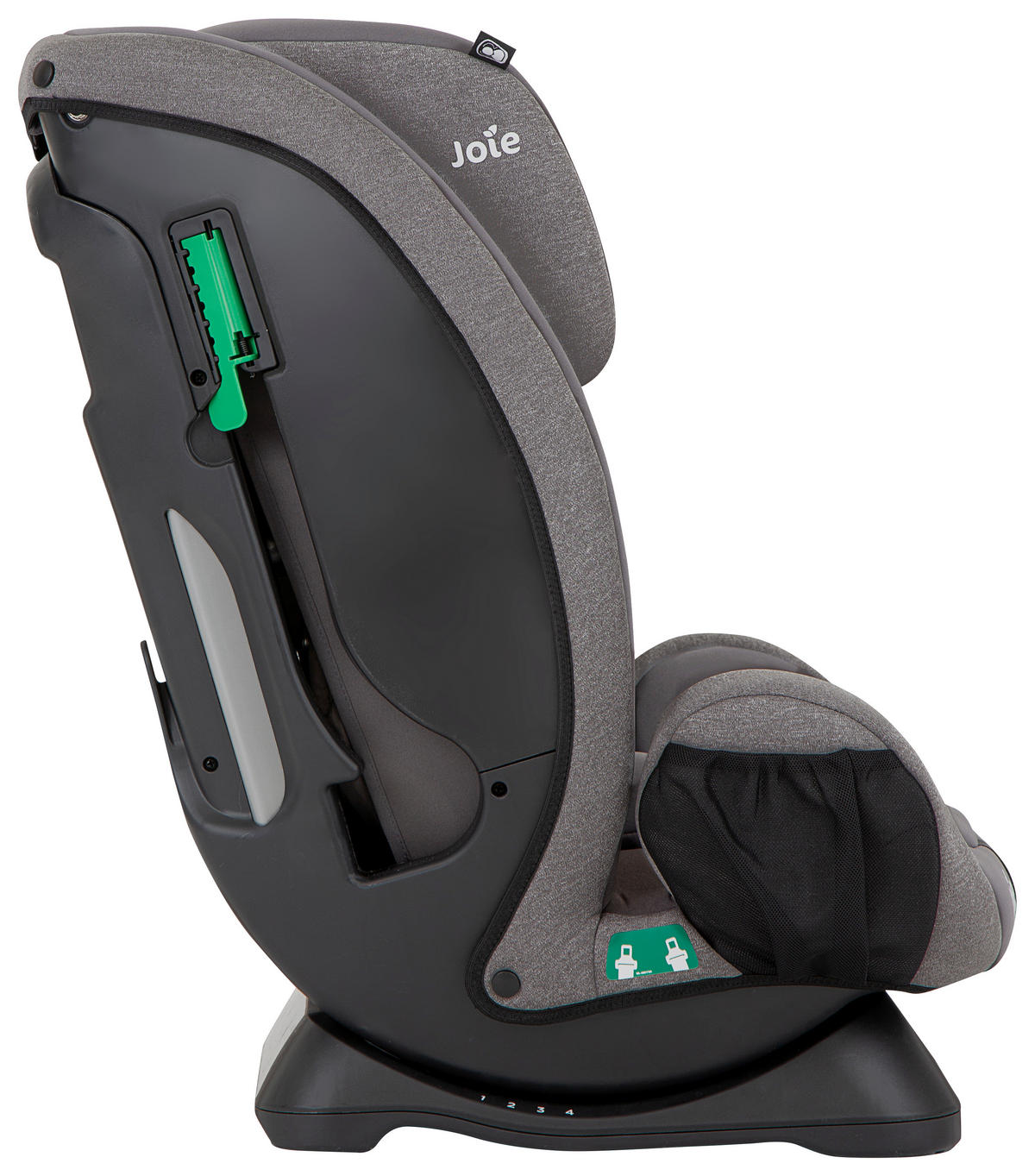 KINDERAUTOSITZ Fortifi R129 Thunder   - Grau, Basics, Textil (53/46/56cm) - Joie