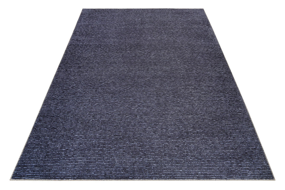 FLACHWEBETEPPICH 160/230 cm Marly Dunkelblau  - Dunkelblau, KONVENTIONELL, Textil (160/230cm) - Esprit