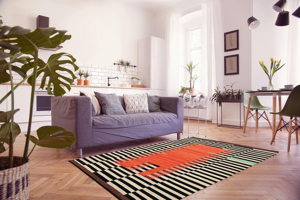ORIENTTEPPICH 170/240 cm Valencia Squares Multicolor  - Multicolor, KONVENTIONELL, Textil (170/240cm) - Cazaris