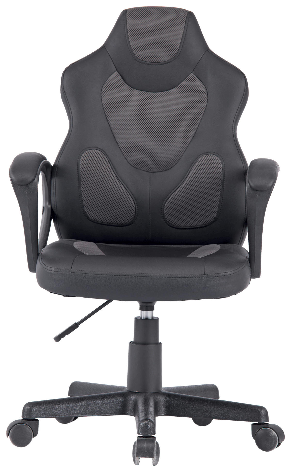 GAMING STOLICA  siva, crna  metal, plastika, tekstil  - siva/crna, Moderno, metal/tekstil (57/90-100/54cm)