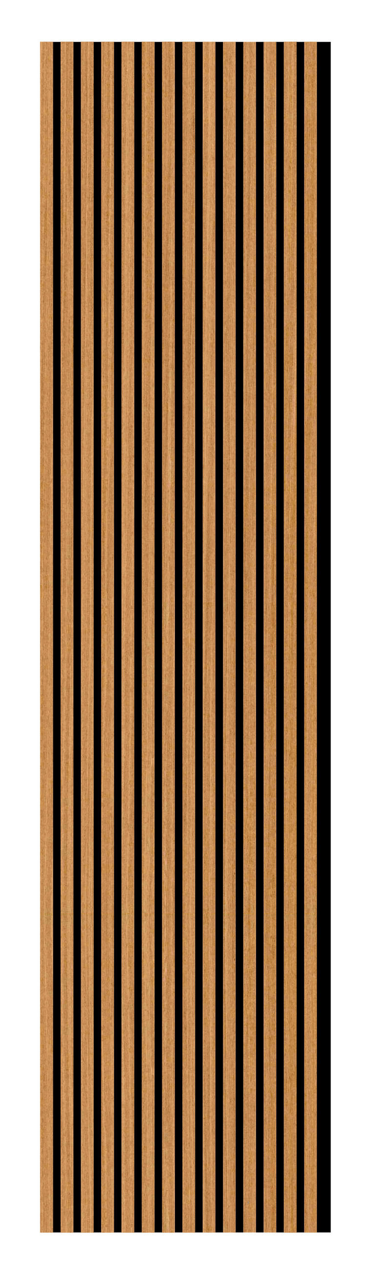 AKUSTIKPANEEL Eiche furniert 57.25/1.9/240 cm  - Eichefarben, KONVENTIONELL, Holzwerkstoff/Textil (57.25/1.9/240cm)
