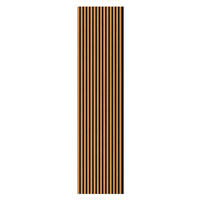 AKUSTIKPANEEL Eiche furniert 57.25/1.9/240 cm  - Eichefarben, KONVENTIONELL, Holzwerkstoff/Textil (57.25/1.9/240cm)