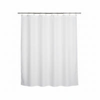 DUSCHVORHANG BIO 120/200 cm  - Weiß, Basics, Kunststoff (120/200cm) - Spirella