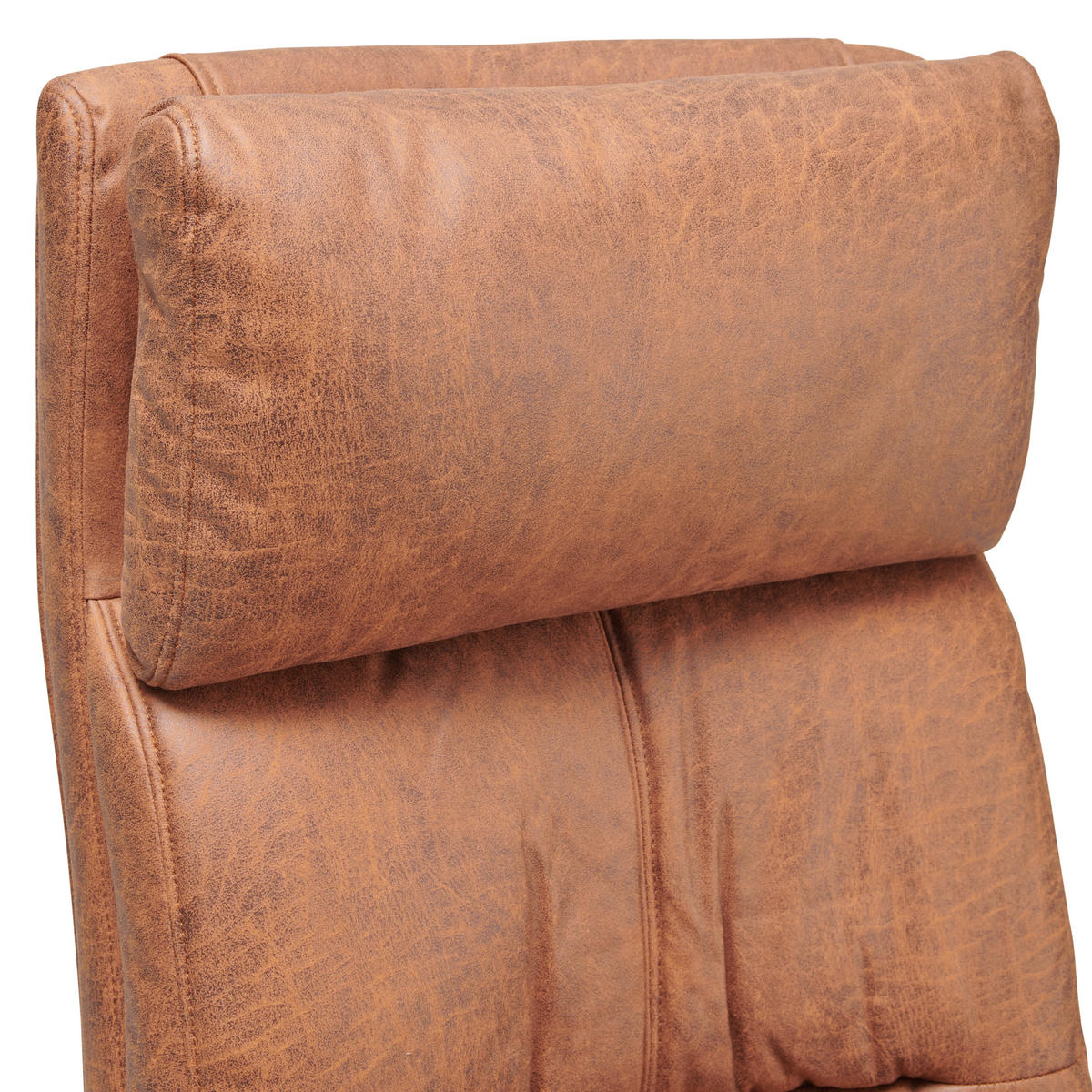 KANCELÁŘSKÉ KŘESLO, mikrovlákno, hnědá - černá/hnědá, Lifestyle, kov/dřevo (66/114 - 122/71,5cm) - MID.YOU