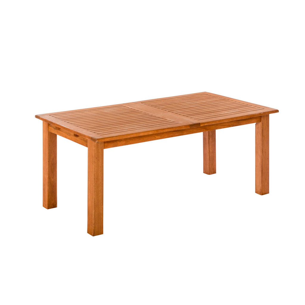 Thumbnail - Gardenson Gartentisch, Natur, Holz, Eukalyptusholz, Hartholz, rechteckig, eckig, 100x75x180-260 cm, ausziehbar, Gartenmö...