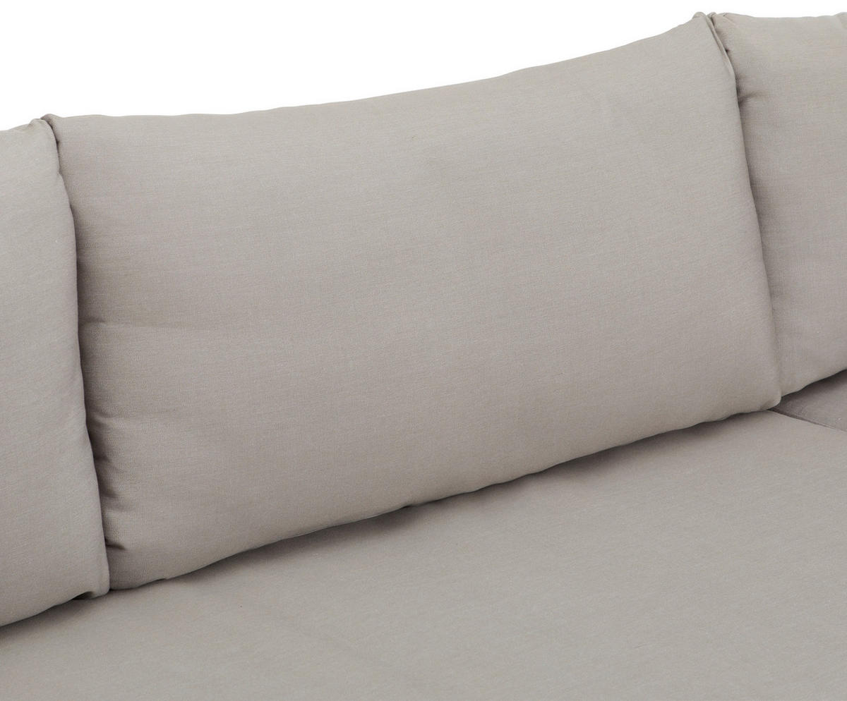 LOUNGEGARNITUR 231,5/231,5 cm Akazie Hartholz  - Taupe/Teakfarben, Natur, Holz/Textil (231,5/231,5cm) - Ambia Garden