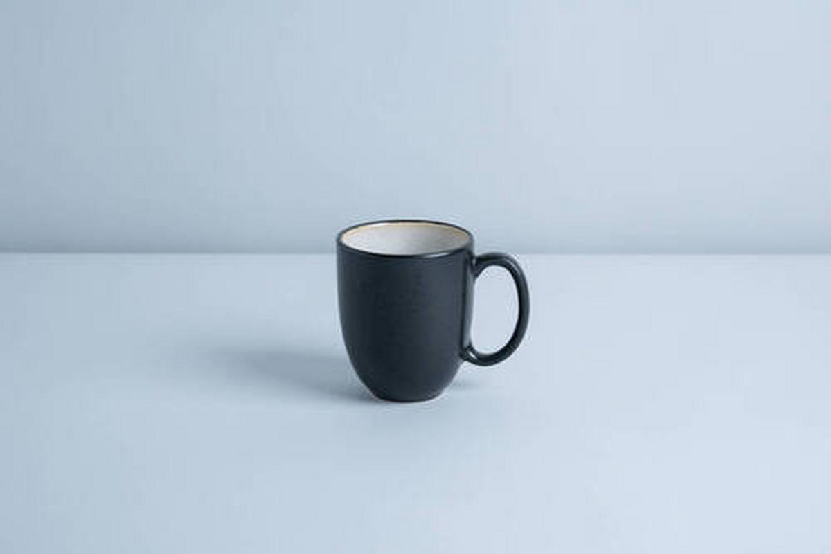 KAFFEEBECHER SÖREN  410 ml   - Grau, LIFESTYLE, Keramik (16/7,2/15cm) - Novel