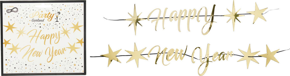 GIRLANDE  - Goldfarben, Basics, Papier (17/14.8/3cm)