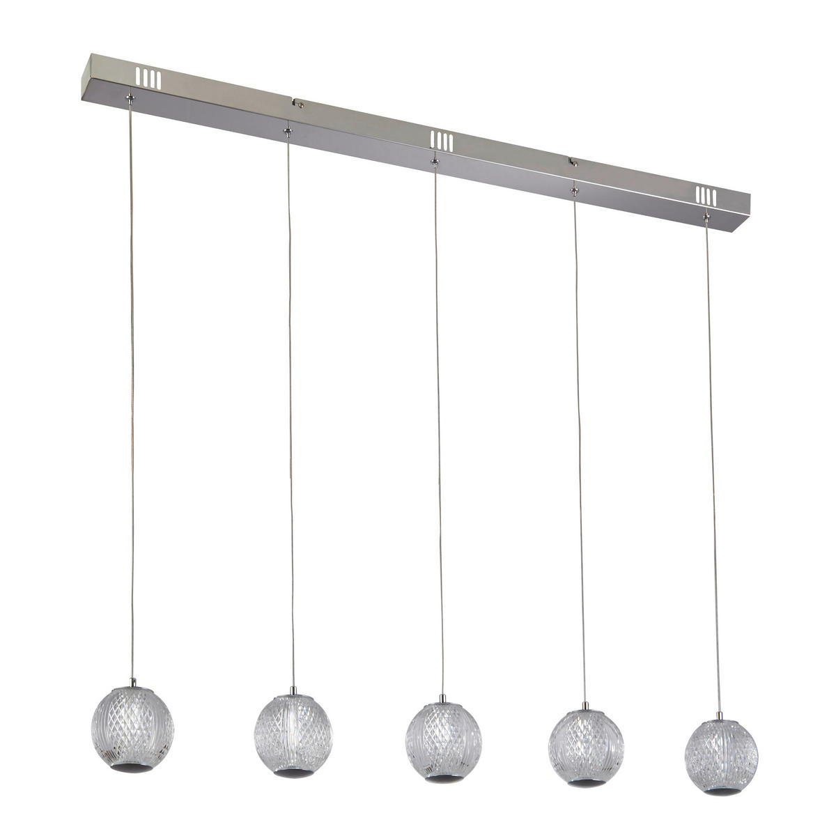 LED-HÄNGLAMPA Allure 100/10/150 cm  - svart/guldfärgad, Design, metall/plast (100/10/150cm)
