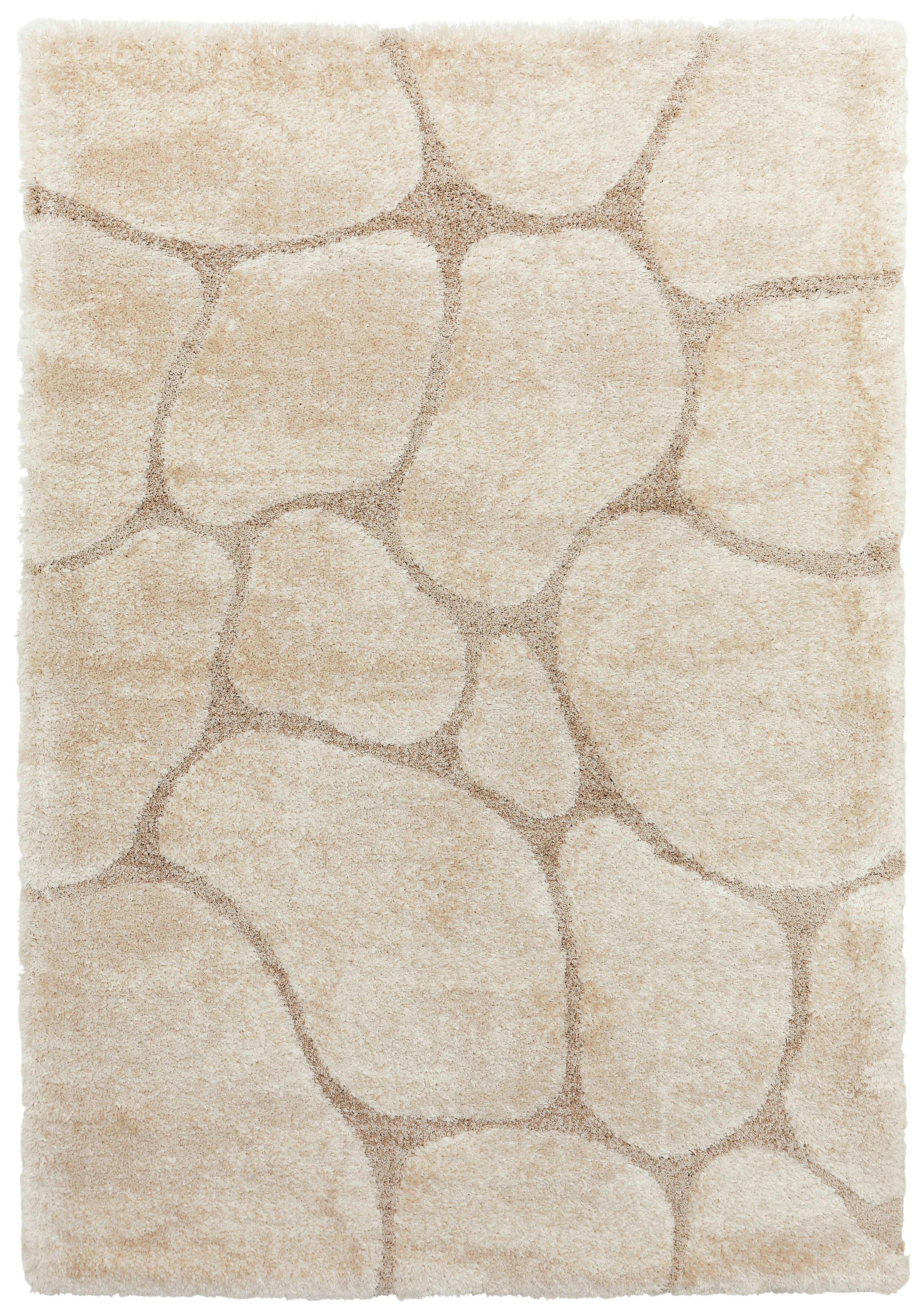 RYAMATTA Stoney  - sandfärgad, Trend, textil (80/150cm) - Novel