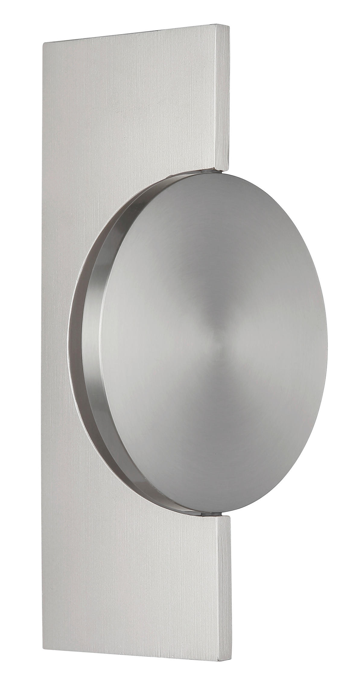 LED-WANDLEUCHTE Jasper 10/28 cm  - Nickelfarben, Design, Metall (10/28cm) - Globo