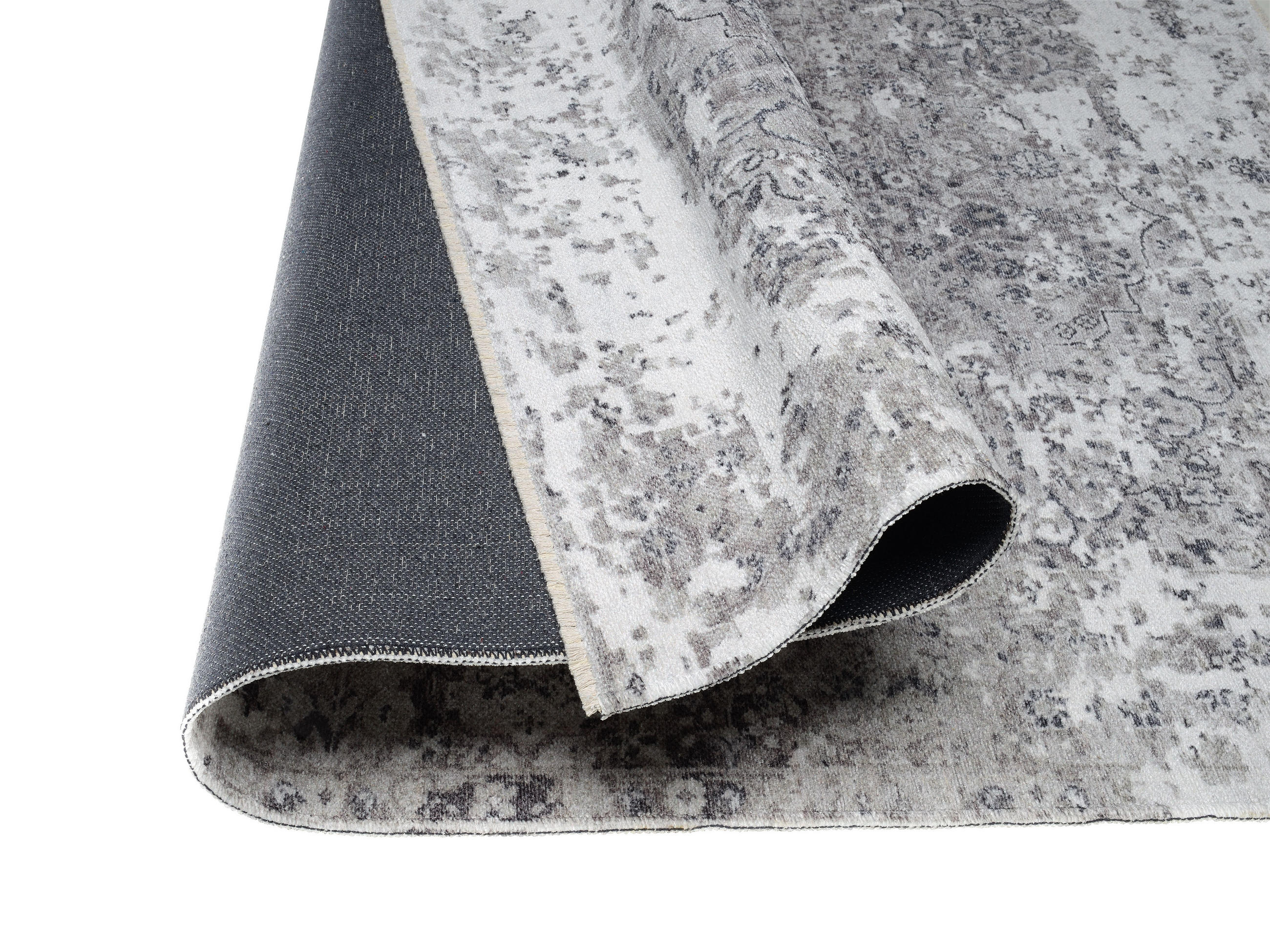 WEBTEPPICH  140/190 cm  Grau, Silberfarben   - Silberfarben/Grau, Design, Textil (140/190cm) - Novel
