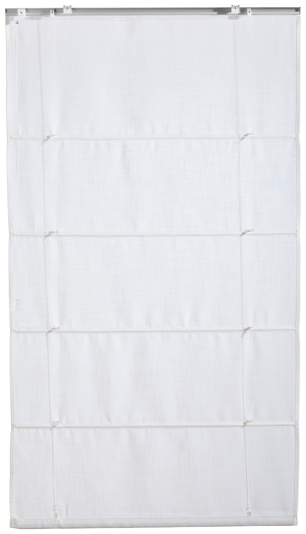 RAFFROLLO  halbtransparent   90/160 cm   - Creme, Basics, Textil (90/160cm) - Homeware