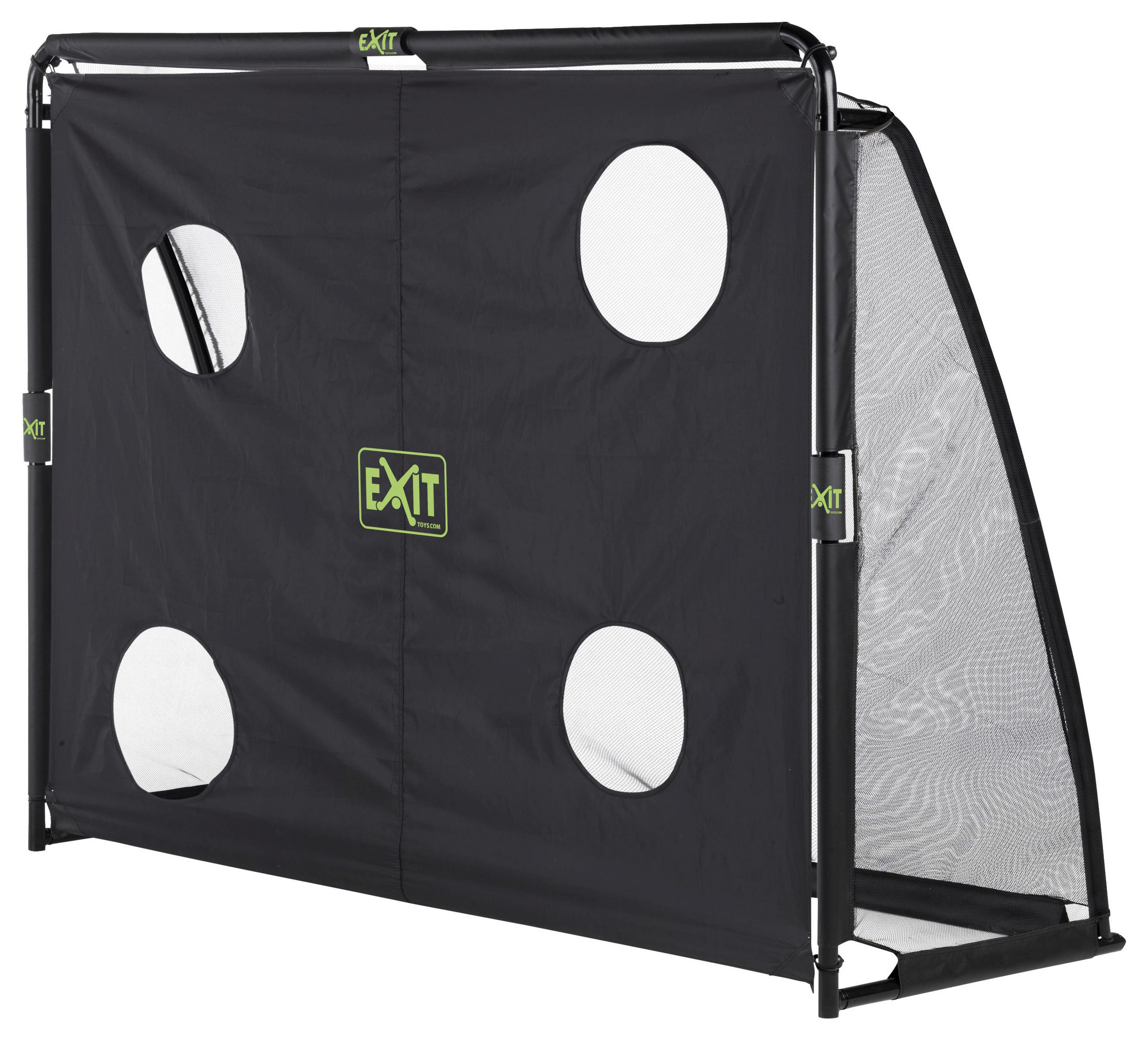 FOTBOLLSMÅL - svart, Klassisk, metall/plast (220/170/170cm) - EXIT Toys