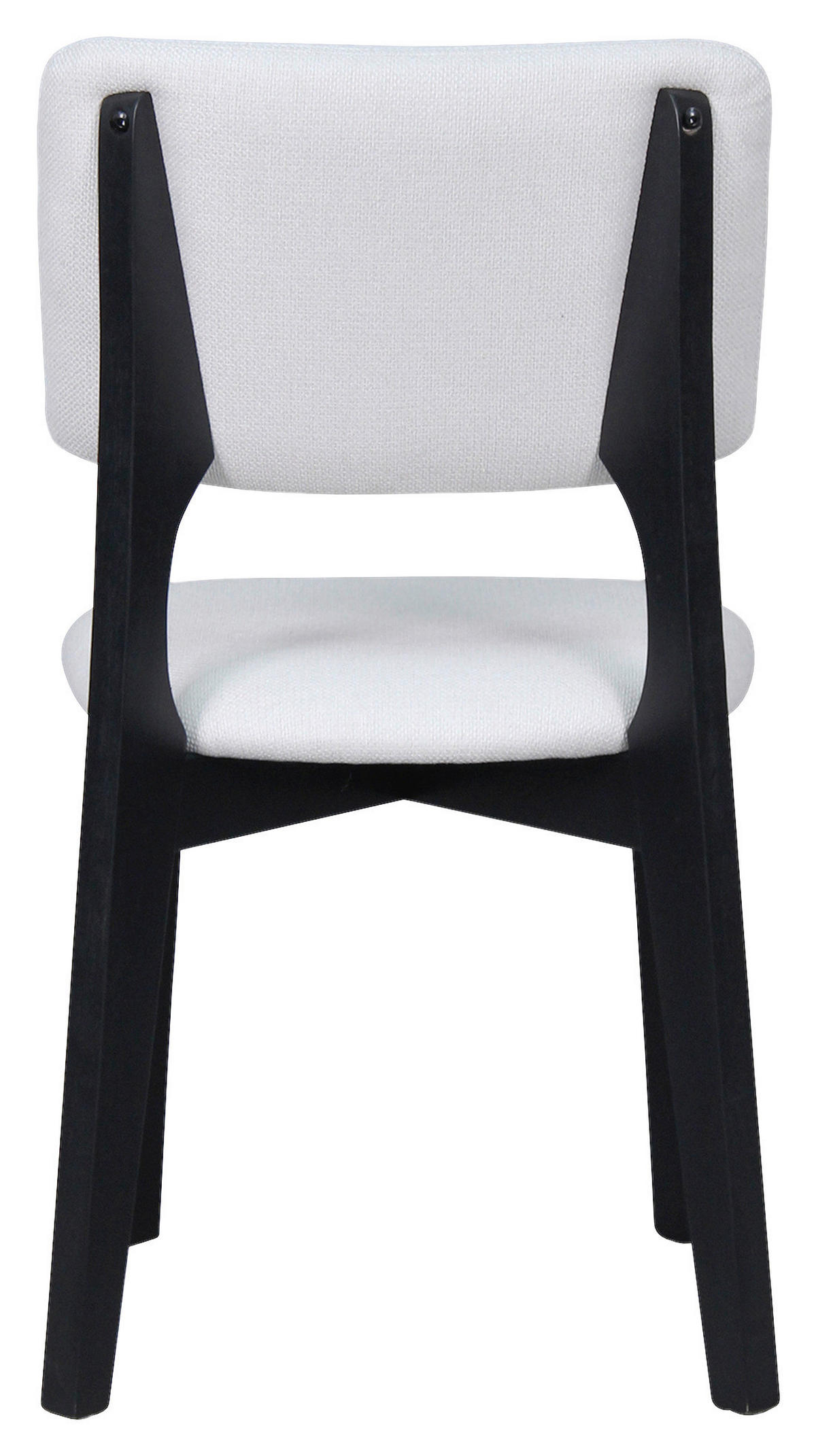 STUHL-SET 2 Stück  in Webstoff  - Beige/Schwarz, MODERN, Holz/Textil (48/87/54cm) - MID.YOU