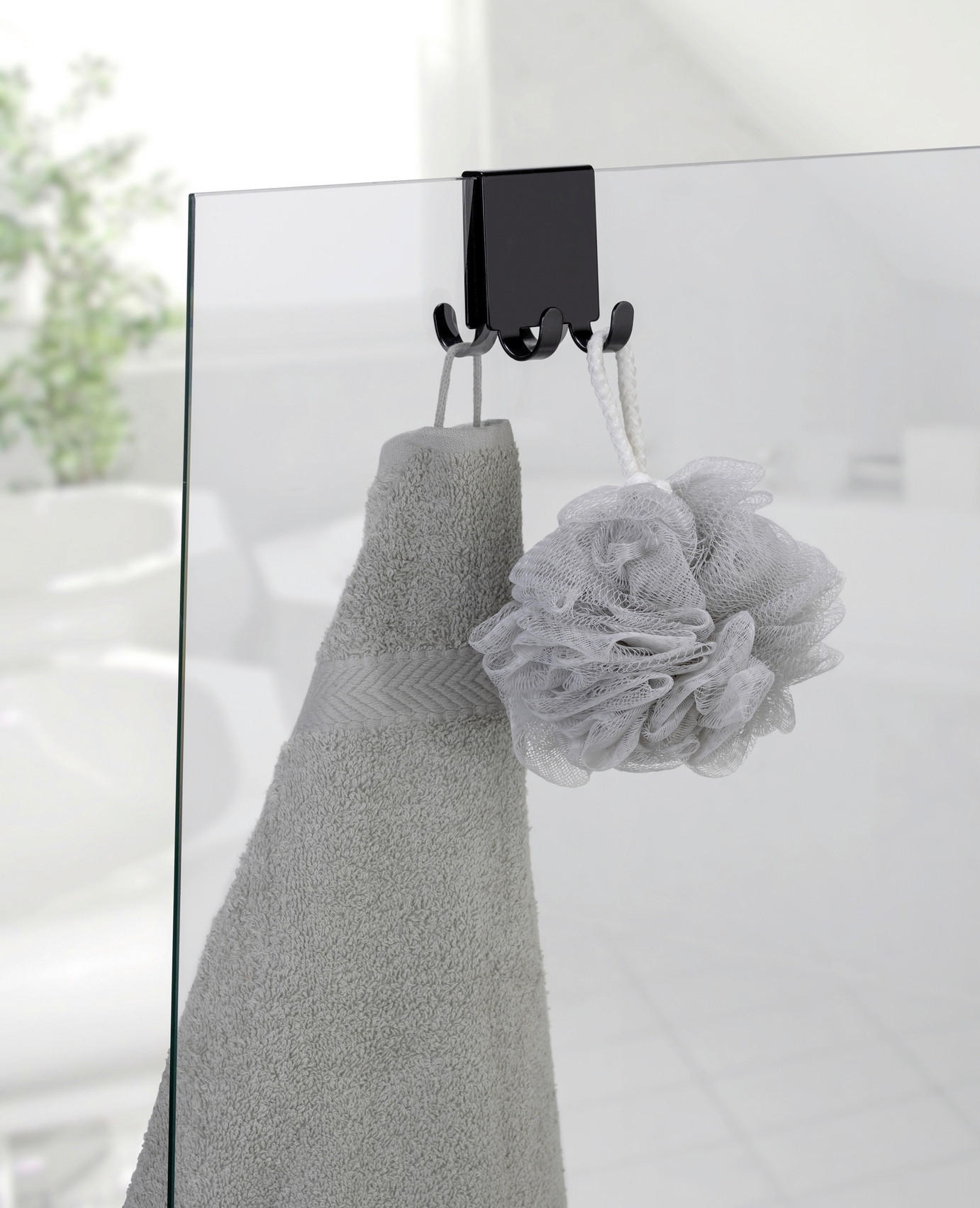 HAKEN  in Schwarz  - Schwarz, KONVENTIONELL, Metall (5,5/7/6,5cm) - Schöner Wohnen