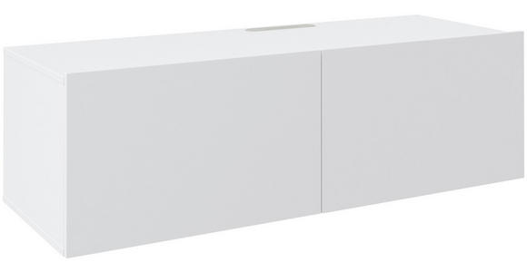 LOWBOARD Newniq in 120/36,7/45 cm - Weiß, Design, Holzwerkstoff (120/36,7/45cm) - Hom`in