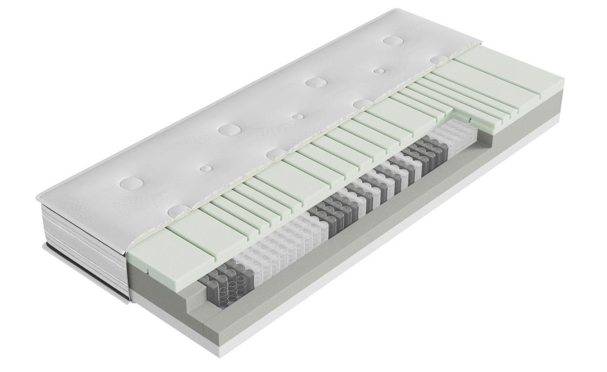 BOXSPRING KREVET 180/200 cm     crna  - crna/boje aluminija, Design, tekstil/metal (180/200cm) - Dieter Knoll