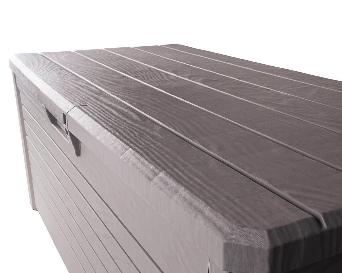 KISSENBOX 141/63/71 cm  - Grau, Basics, Kunststoff (141/63/71cm) - Ambia Garden