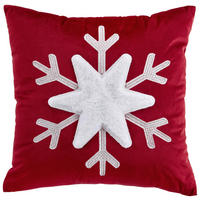 KISSENHÜLLE 45/45 cm  - Rot, KONVENTIONELL, Textil (45/45cm) - X-Mas