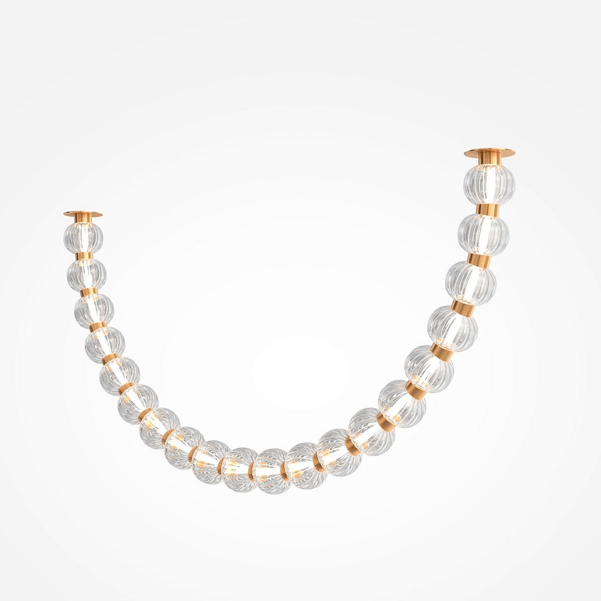 DECKENLEUCHTE 150/9/63,6 cm   - Goldfarben, MODERN, Metall (150/9/63,6cm) - MAYTONI