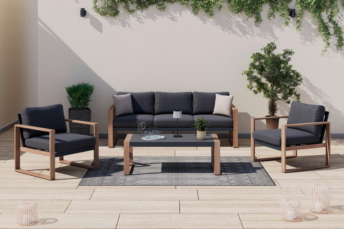 Ambia Garden LOUNGEGARNITUR 4-teilig