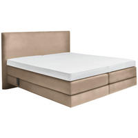 BOXSPRINGBETT 160/200 cm  in Beige  - Beige, Konventionell, Holz/Textil (160/200cm) - Dieter Knoll