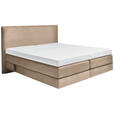 BOXSPRINGBETT 160/200 cm  in Beige  - Beige, KONVENTIONELL, Holz/Textil (160/200cm) - Dieter Knoll