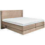 BOXSPRINGBETT 160/200 cm  in Beige  - Beige, KONVENTIONELL, Holz/Textil (160/200cm) - Dieter Knoll