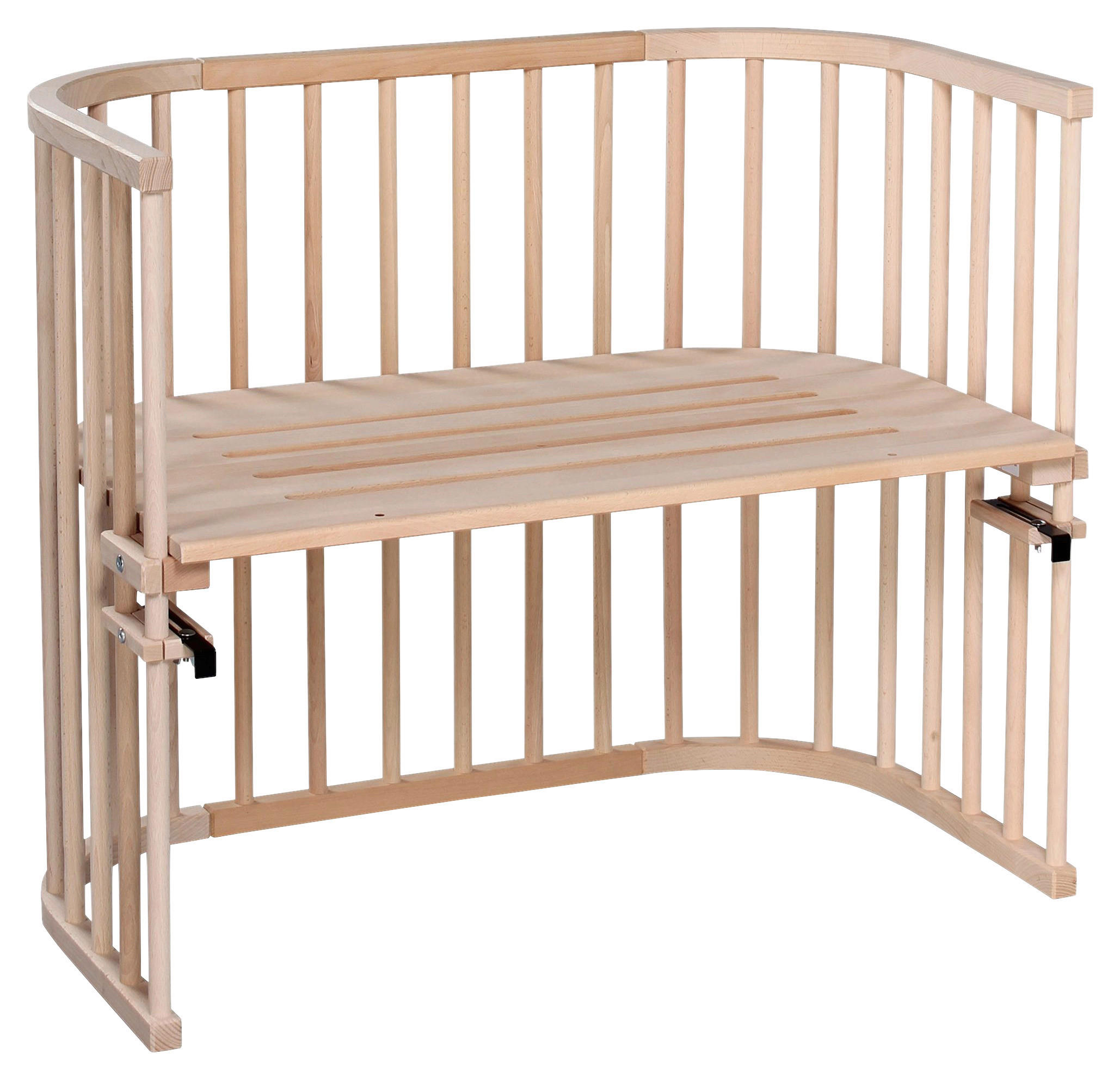 BEISTELLBETT 96/54/79 cm  - Naturfarben, Basics, Holz (96/54/79cm) - Babybay