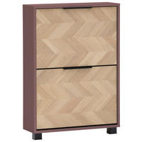 SCHUHKIPPER  in 59,8/85,7/19,55 cm  - Eichefarben/Mauve, Design, Holzwerkstoff/Kunststoff (59,8/85,7/19,55cm) - MID.YOU