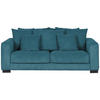 2,5-SITS SOFFA i manchester petrol  - petrol/svart, Klassisk, trä/textil (203/83/126cm) - MID.YOU
