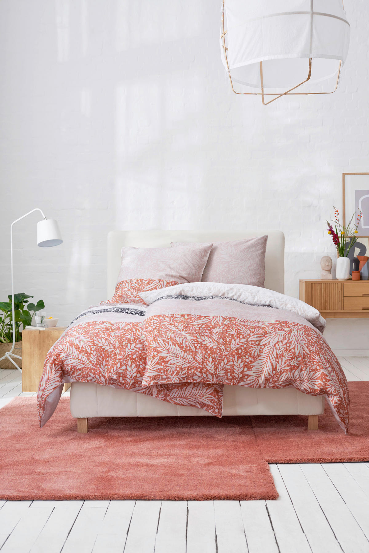 WENDEBETTWÄSCHE E-Victoria Satin 135/200 cm  - Terracotta/Creme, KONVENTIONELL, Textil (135/200cm) - Esprit