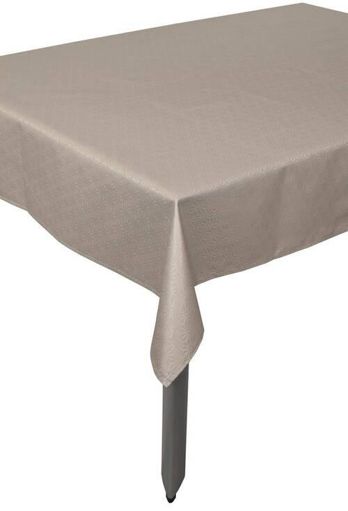 TISCHDECKE 140/200 cm  - Taupe, Basics, Textil (140/200cm)