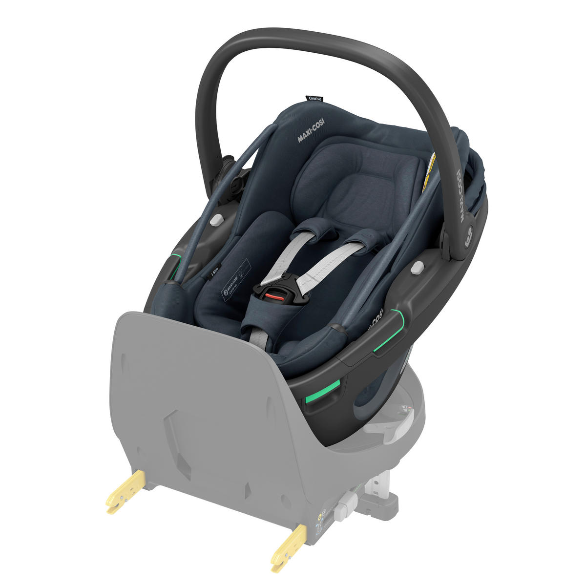 AUTO-SEDIŠTE ZA BEBE  Coral 360  - grafitno siva, Osnovno, tekstil/metal (44/58/68cm) - Maxi-Cosi