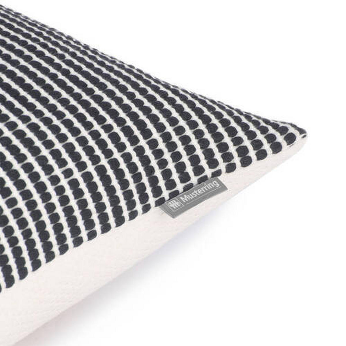KISSENHÜLLE MR-BRICKS 45/45 cm  - Creme/Schwarz, Basics, Textil (45/45cm) - Musterring