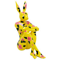 SKULPTUR - Gelb/Schwarz, Design, Kunststoff (35/80/60cm) - Kare-Design