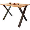 SCHREIBTISCH  in Schwarz, Honigeiche  - Honigeiche/Silberfarben, Design, Holzwerkstoff/Metall (160/76/80cm) - MID.YOU