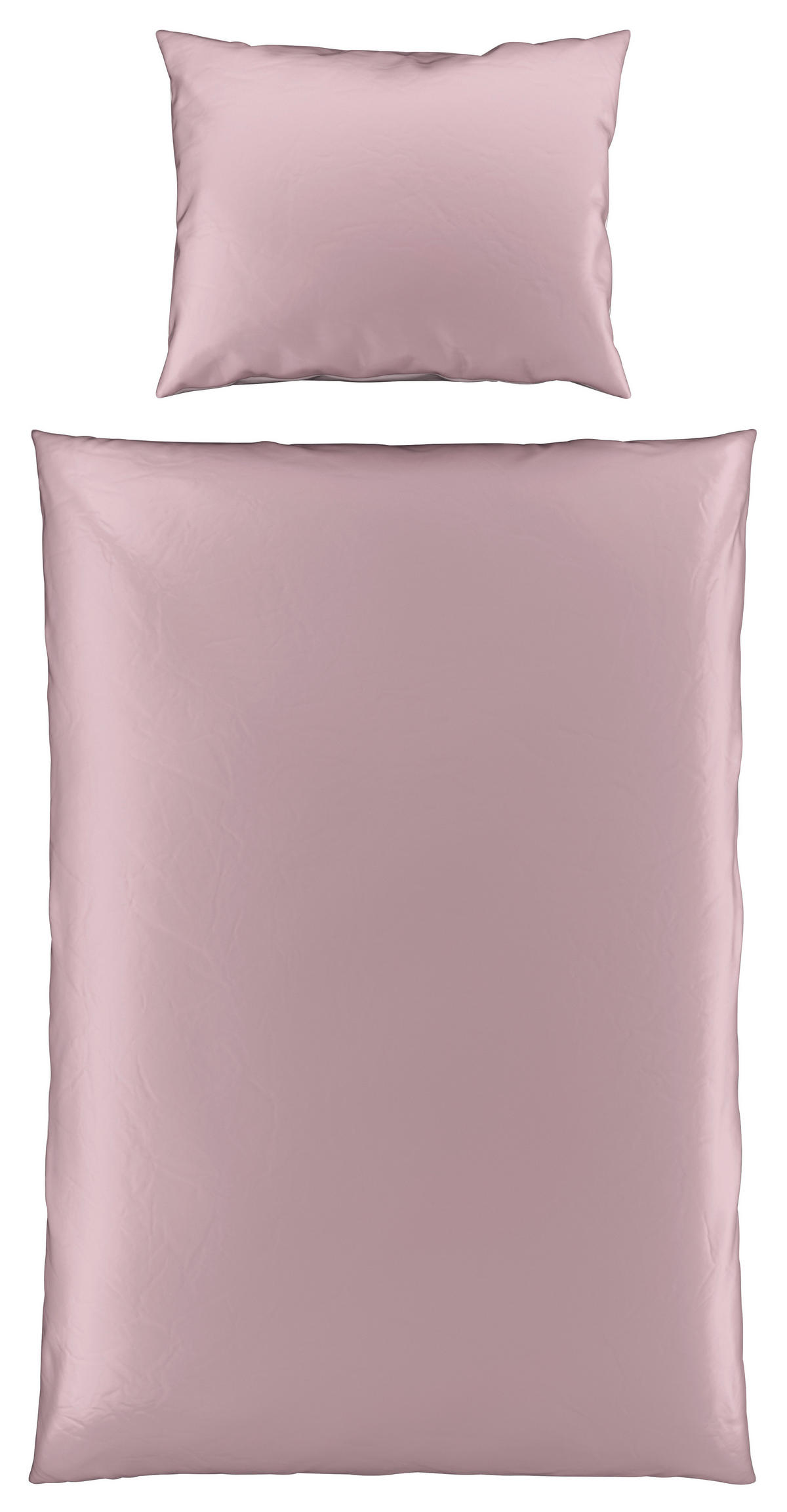 POSTELJINA SA DVA LICA SAORI 140/200 cm saten boja sleza  - boja sleza, Osnovno, tekstil (140/200cm) - Novel