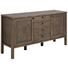 ANRICHTE in furniert, massiv Eiche Dunkelbraun - Dunkelbraun/Schwarz, KONVENTIONELL, Holz/Metall (160/81,5/43cm) - Carryhome ANRICHTE in furniert, massiv Eiche Dunkelbraun - Dunkelbraun/Schwarz, KONVENTIONELL, Holz/Metall (160/81,5/43cm) - Carryhome