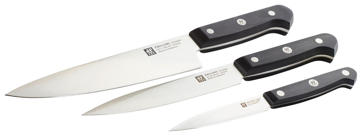 KNIVSET ZWILLING® GOURMET  - silver/svart, Basics, metall/plast - Zwilling