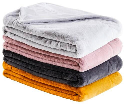 FELLDECKE YUKON 150/200 cm  - Taupe, Design, Textil (150/200cm) - Novel
