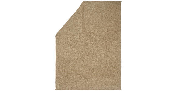 DECKE 150/200 cm  - Hellbraun, Basics, Textil (150/200cm) - Novel