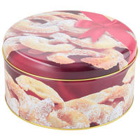 DÓZA NA SUŠENKY  - bílá/žlutá, Basics, kov (16,8cm) - X-Mas