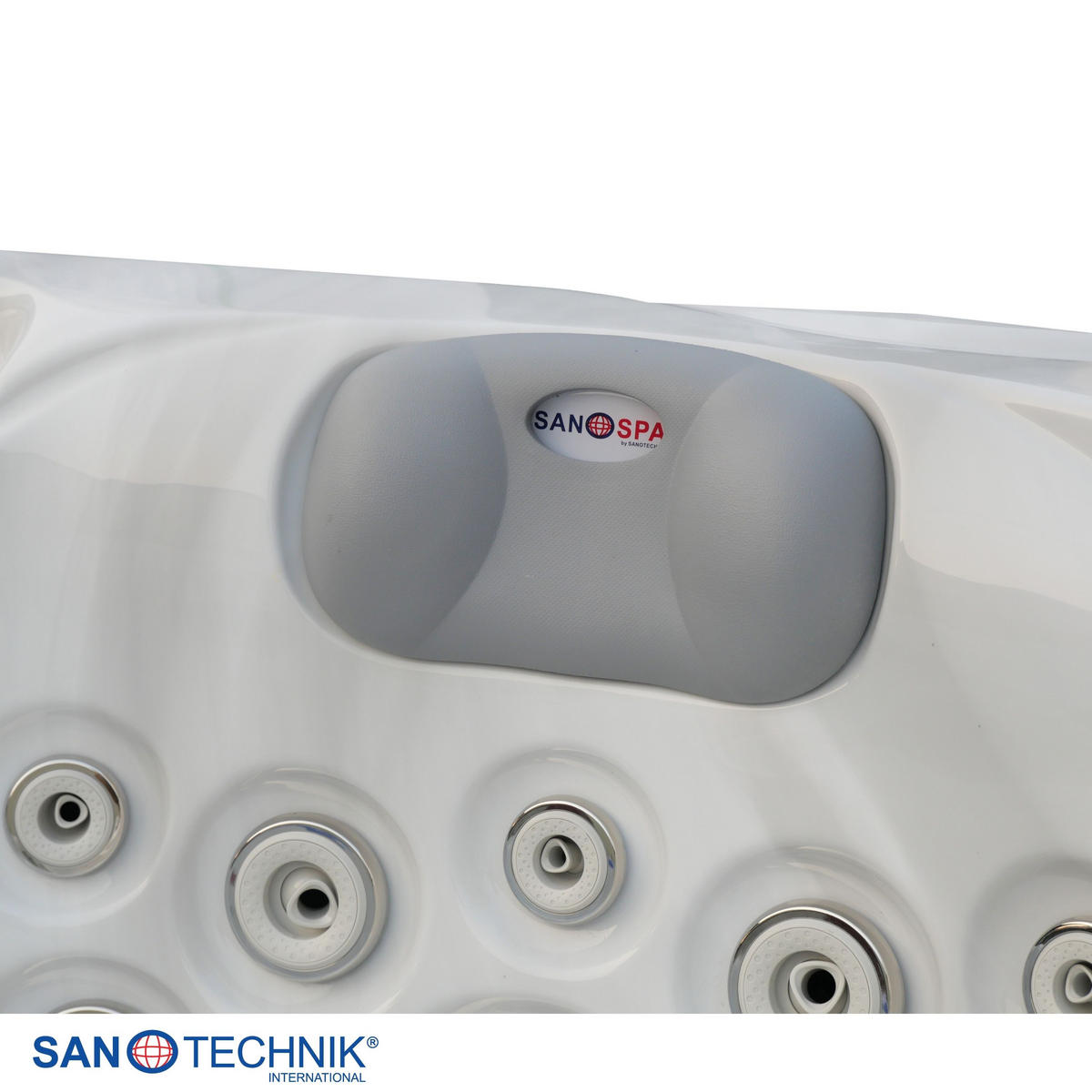 WHIRLPOOL Lucca  - Grauweiß, KONVENTIONELL, Kunststoff (220/220/95cm) - Sanotechnik