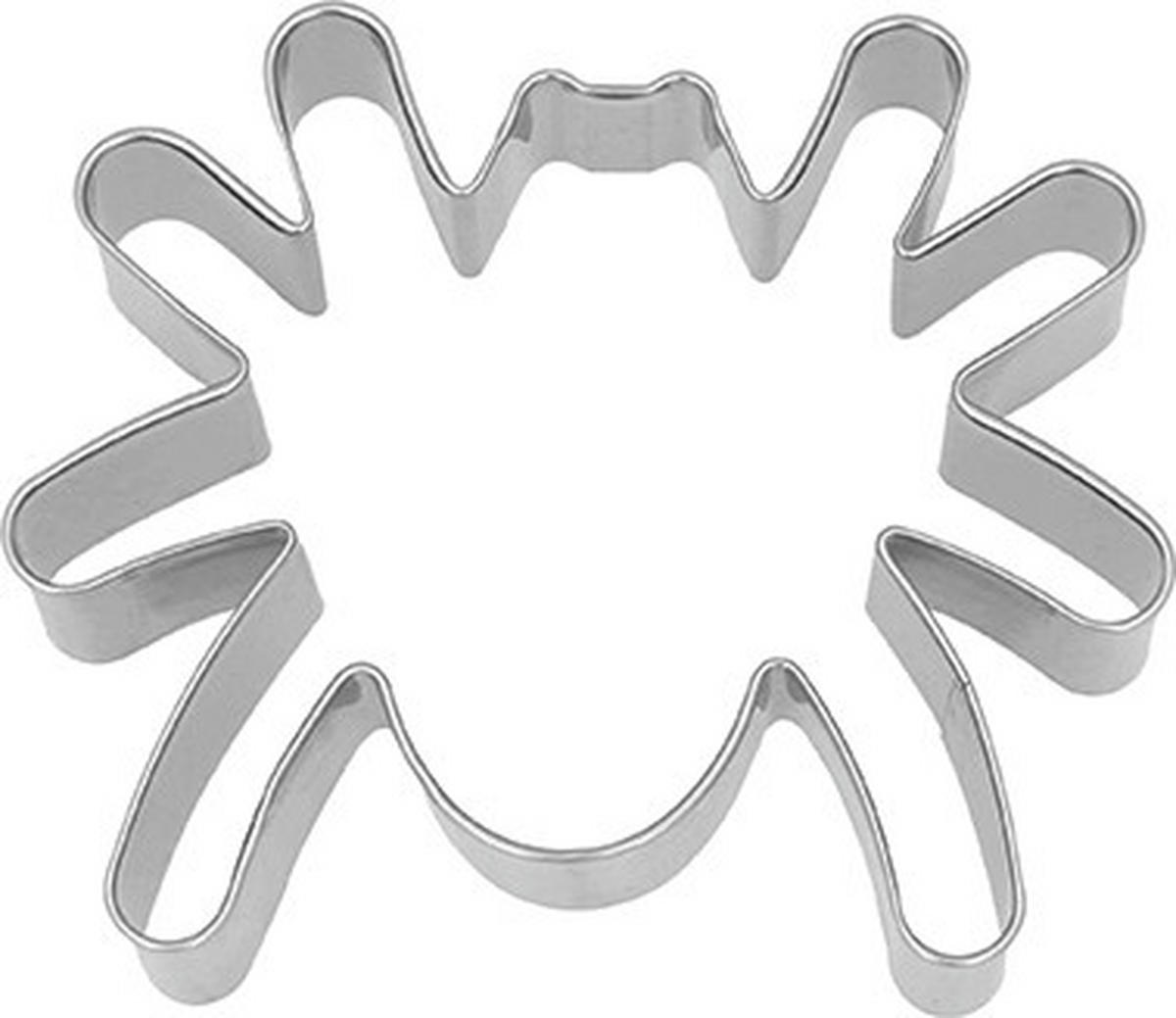 KEKSAUSSTECHFORM - Silberfarben, Basics, Metall (8/6,5/2,2cm) - Birkmann